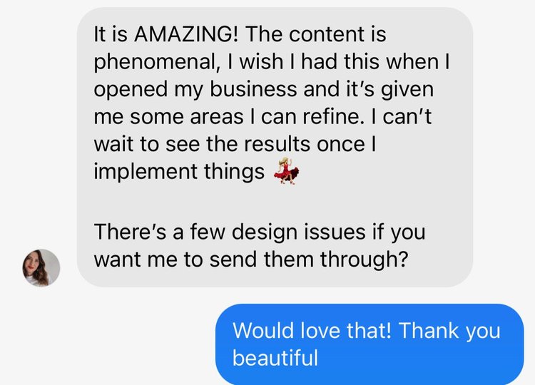 Student message