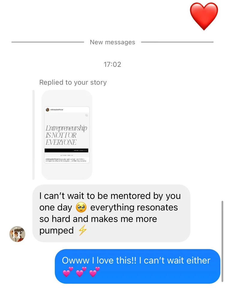 Student message