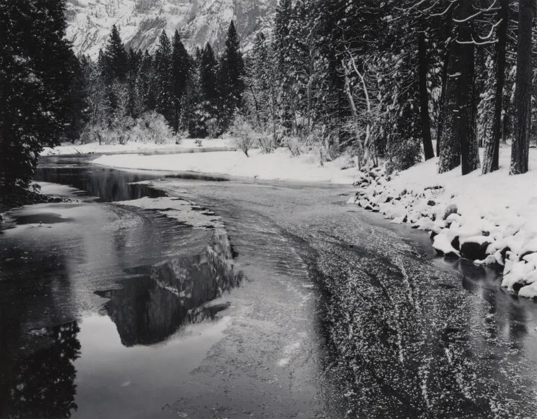 Half Dome Reflections Winter