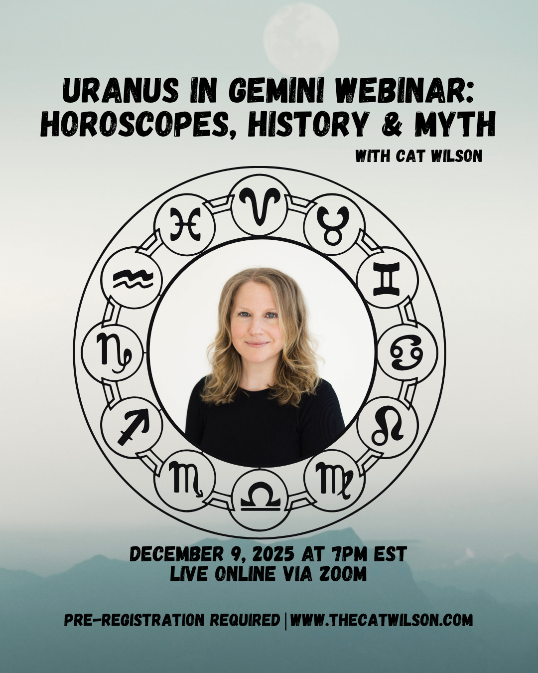 FLYER FOR THE URANUS IN GEMINI WEBINAR