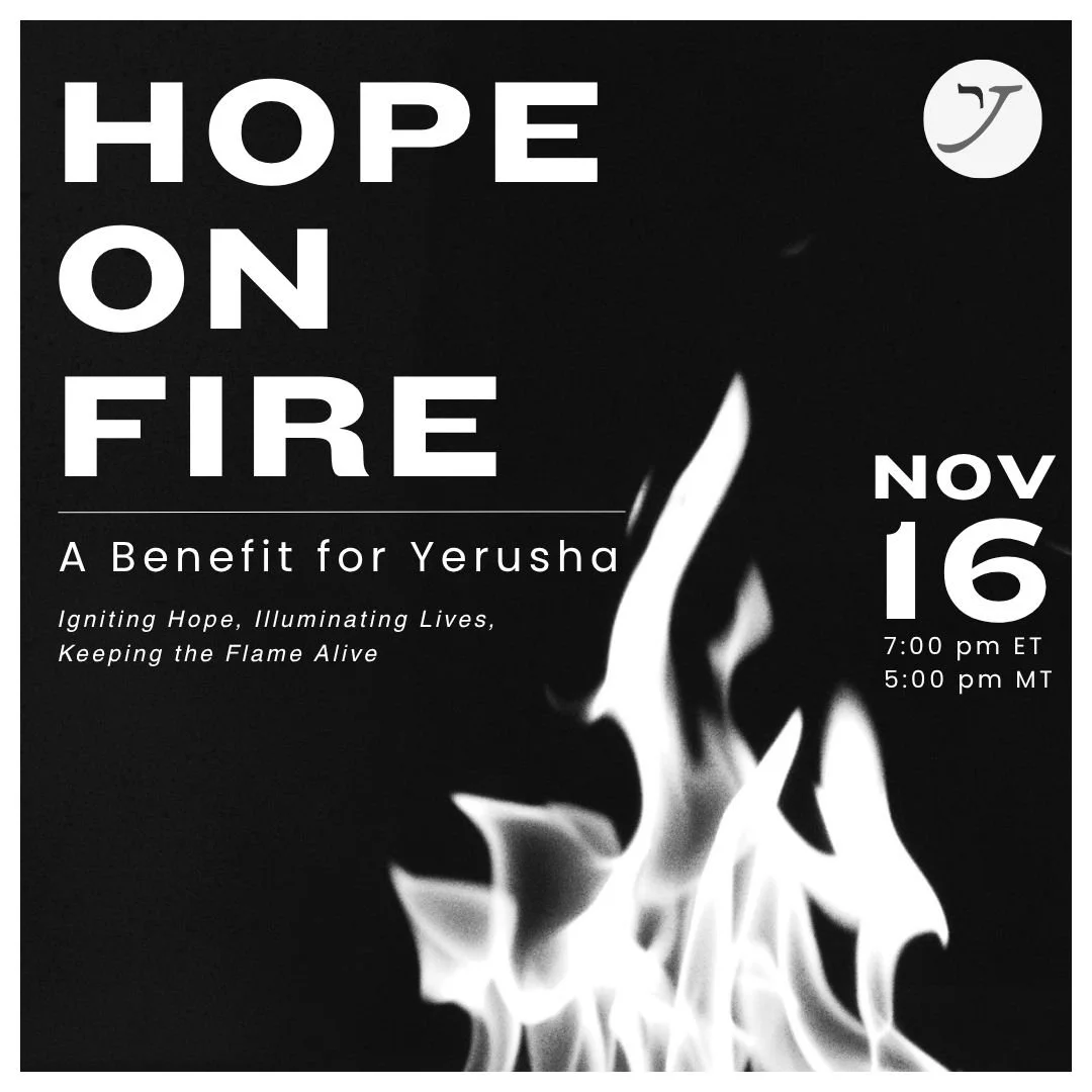 HOPE ON FIRE: A Benefit for Yerusha
