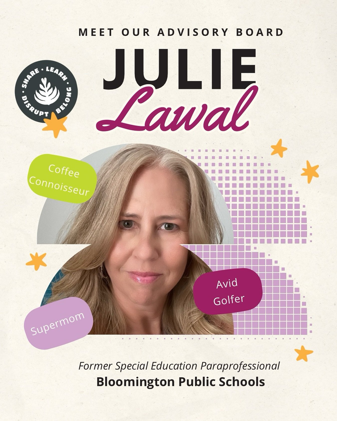 Meet our A-board: welcome Julie Lawal! 👏

Julie is a lifetime resident of Minneapolis. Mom to three children and longtime coffee drinker, beginning as a teen server at Bakers Square. Julie spent several years in the corporate world, working in manag
