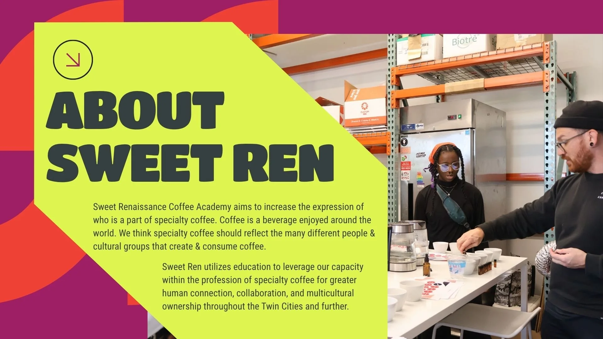 This year has been a milestone for Sweet Ren! From expanding our programs with residency and contract roasting, to taking the important step of incorporating as a nonprofit, we&rsquo;re building more opportunities than ever within specialty coffee. Y