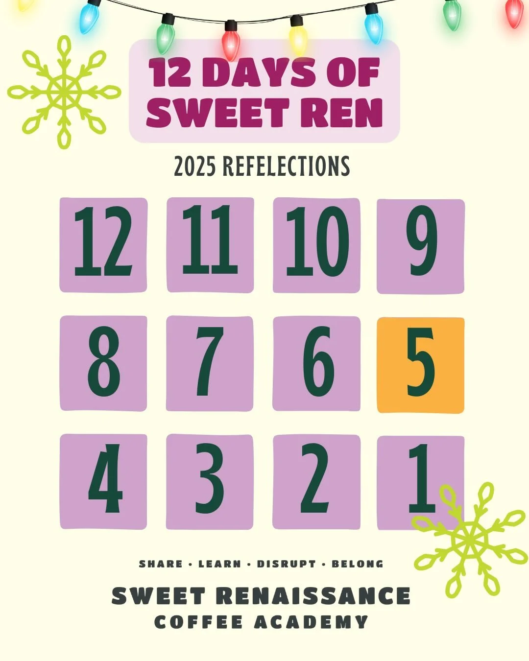 🎄✨ 12 Days of Sweet Ren ✨🎄

As 2025 comes to a close, we&rsquo;re taking a moment to reflect, celebrate, and give thanks. In this two-part series, we&rsquo;ll be sharing highlights from this year: big wins, meaningful moments, and a few mems that m