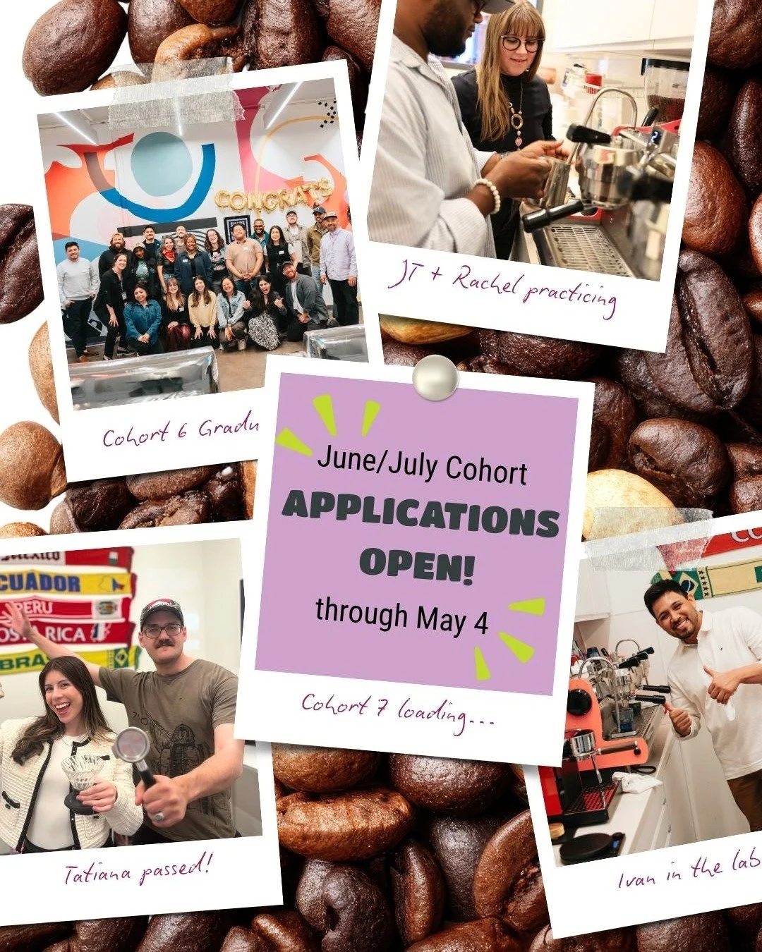 📣 Applications are officially OPEN for our next Sweet Ren cohort! 🎉
Join us this June &amp; July as we build skills, community, and pathways into specialty coffee. 

If you come from a background underrepresented in specialty coffee and are ready t