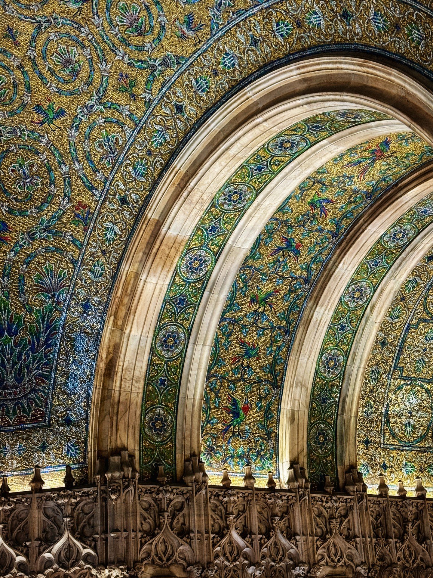 A peek inside the "Cathedral of Commerce" during a fascinating tour I recently went on.

The Woolworth Building earned its nickname, the "Cathedral of Commerce," thanks to its extraordinary Neo-Gothic design, complete with vaulted