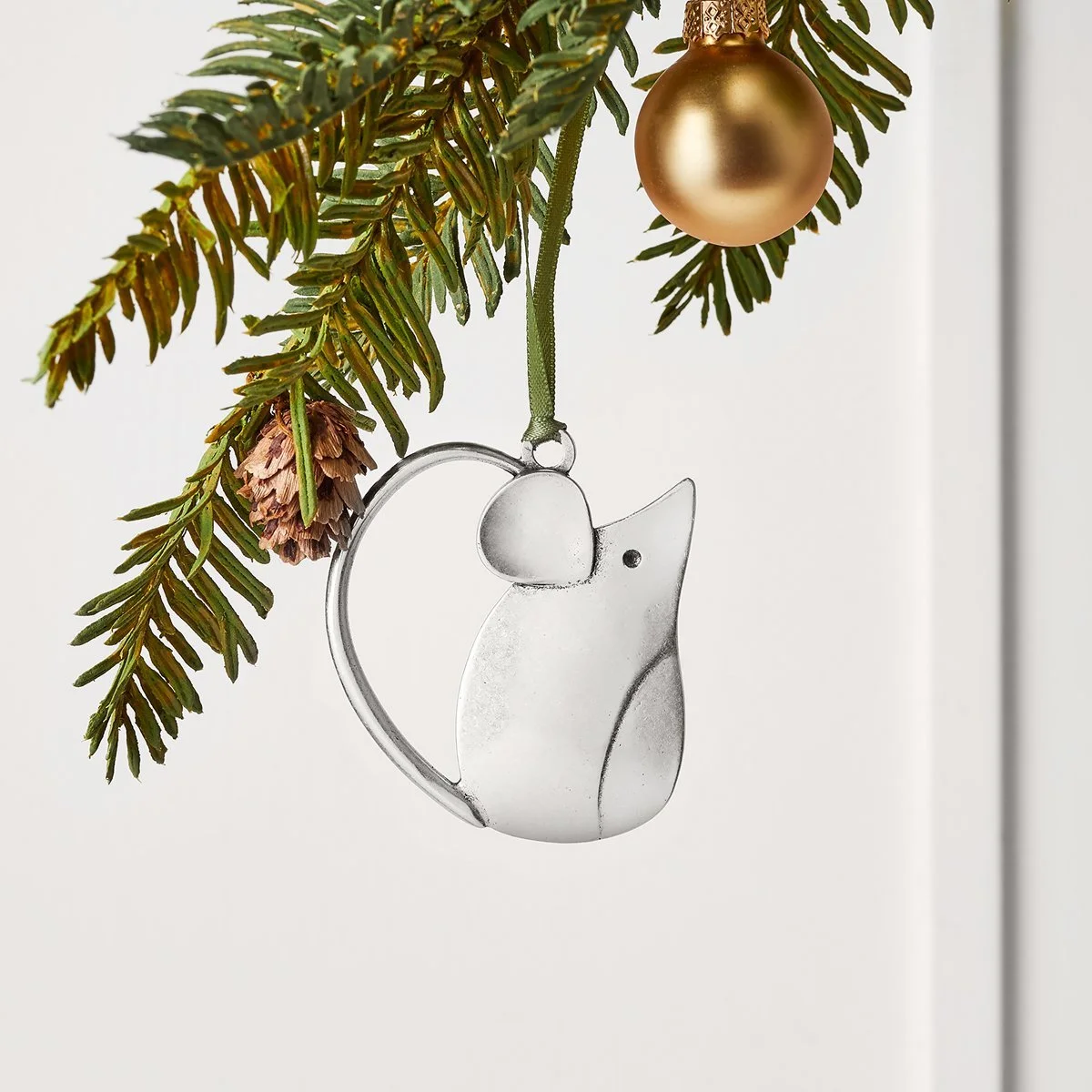 Artist Made Mouse Holiday Ornament.1.jpeg