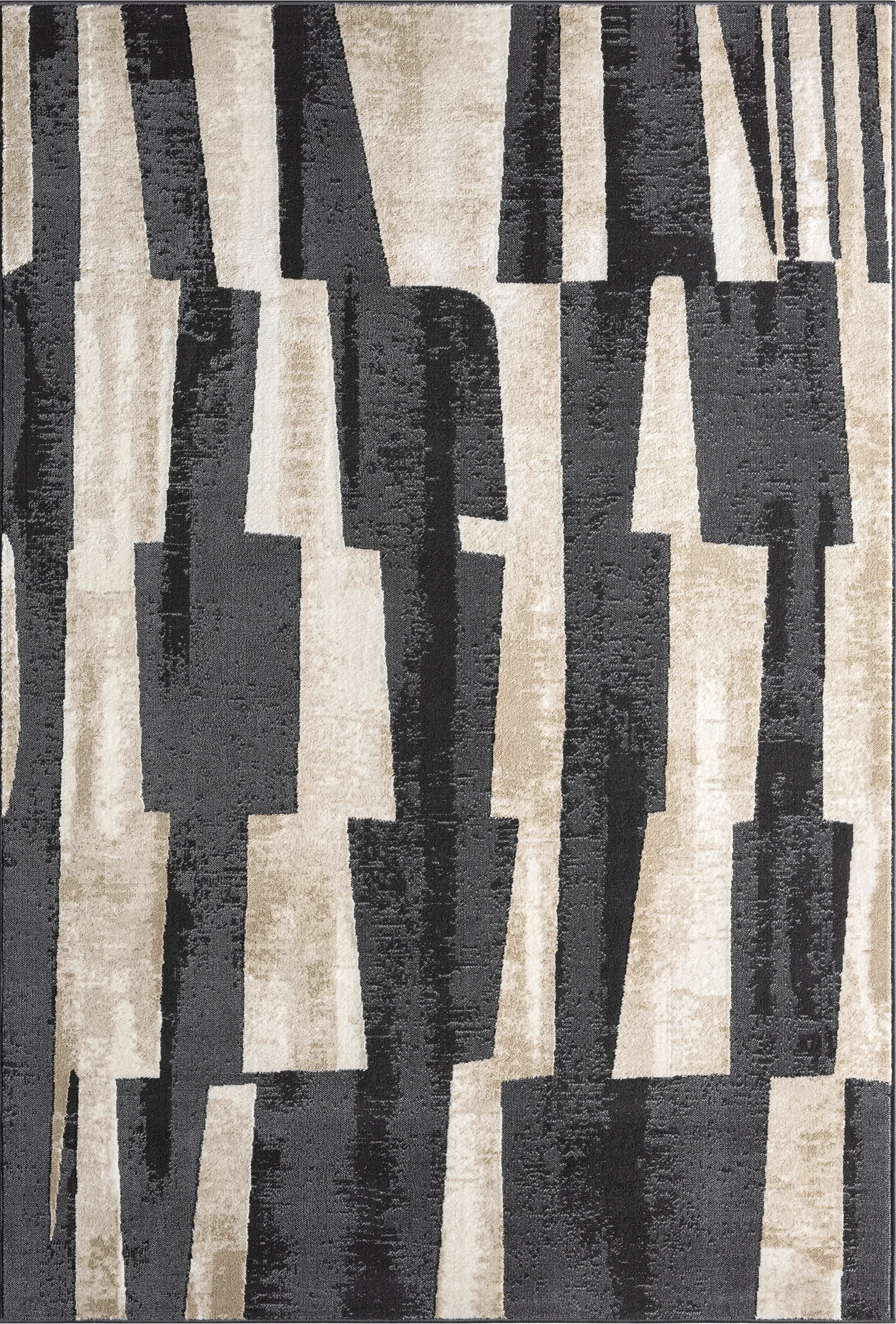 Modern Block Patter Area Rug