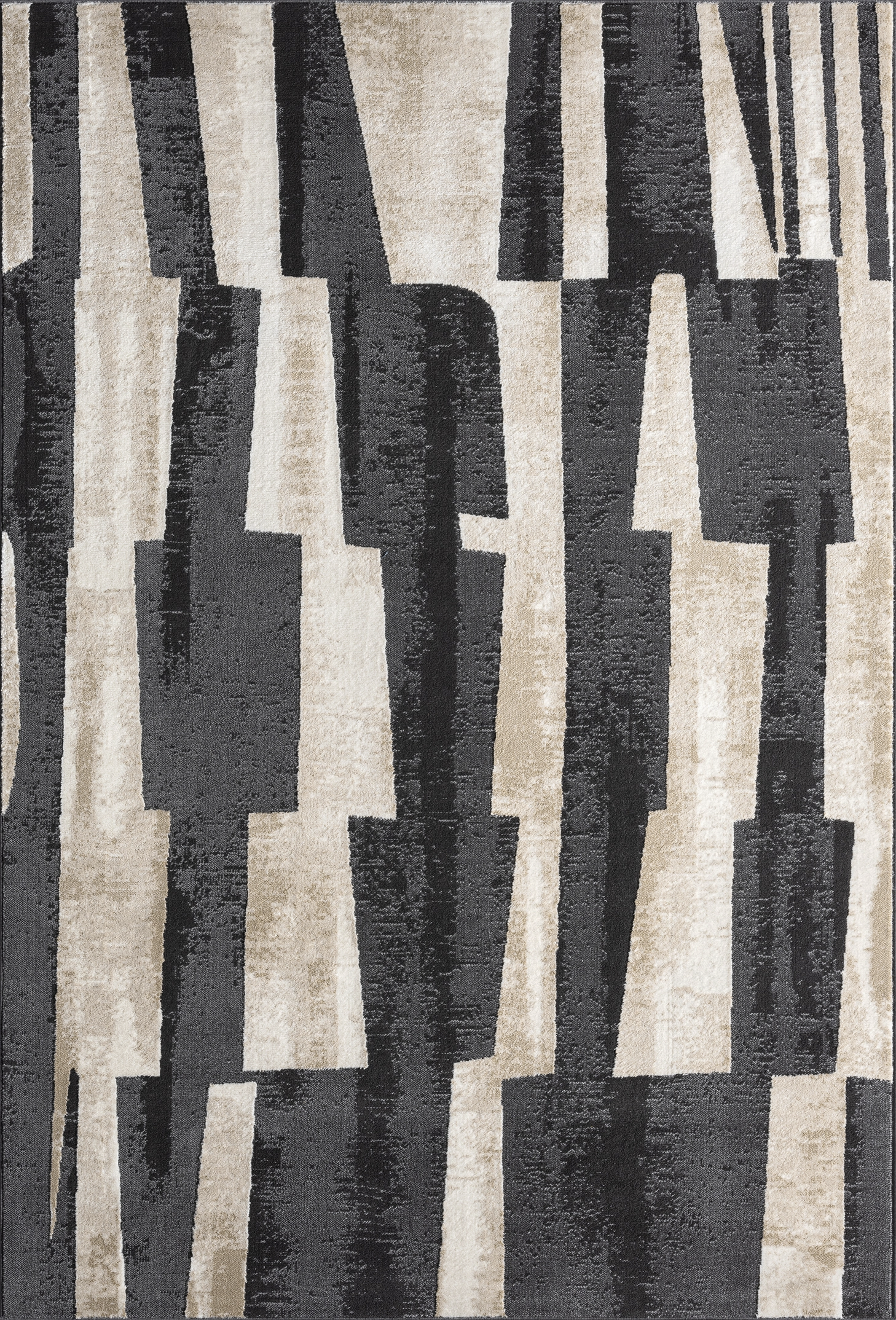 Modern Block Patter Area Rug
