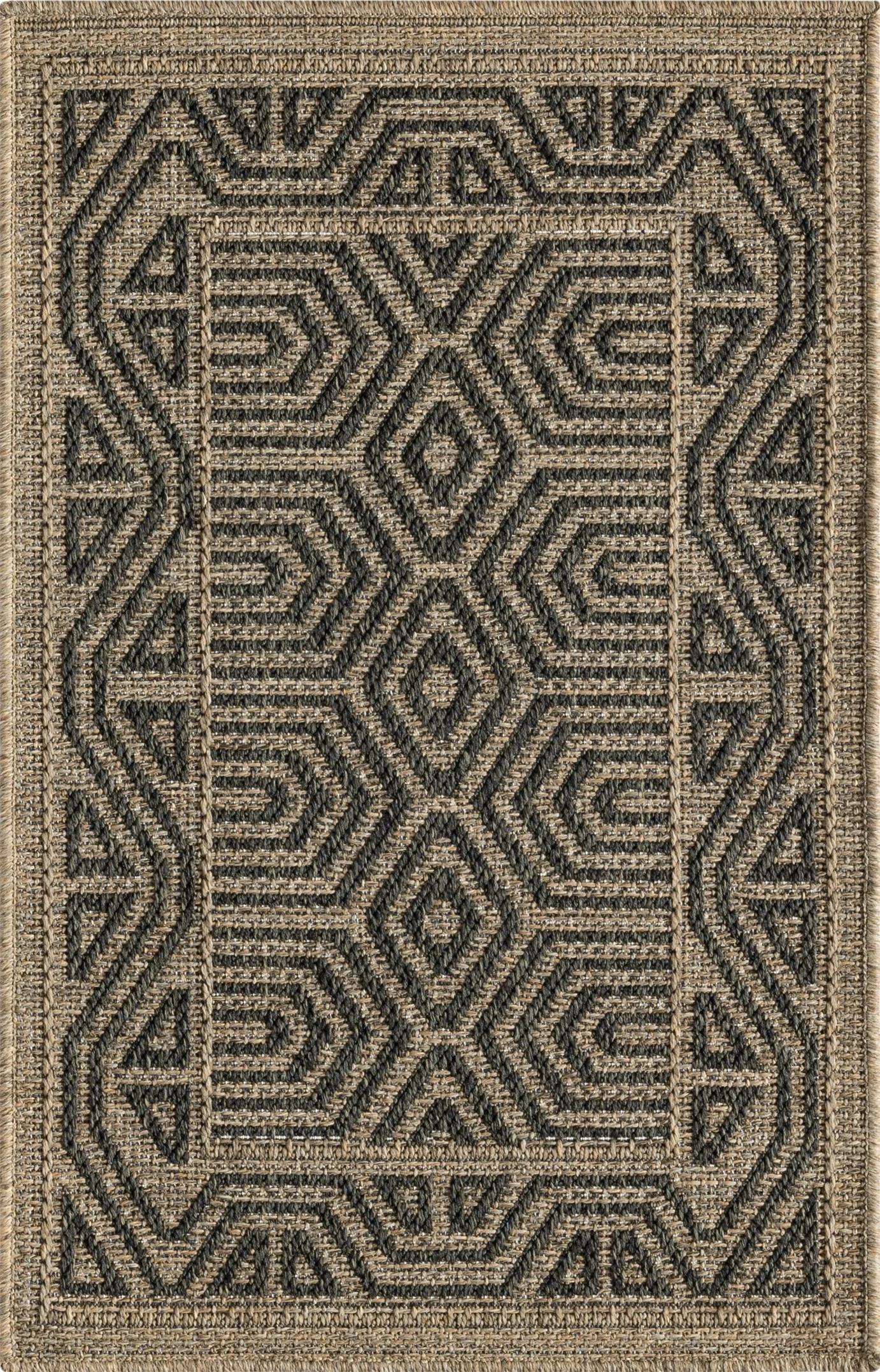Indoor/Outdoor Tribal Rug
