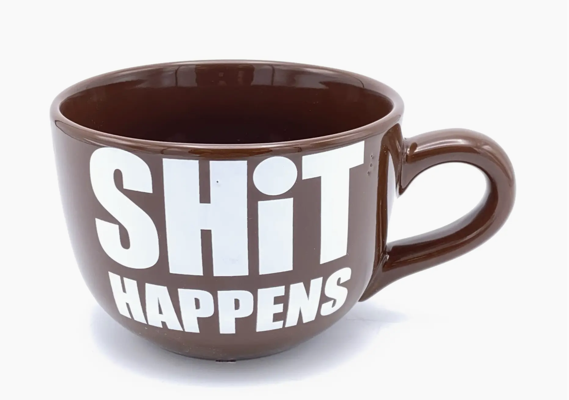Shit Happens... Giant 22 oz Round Novelty Coffee Mug