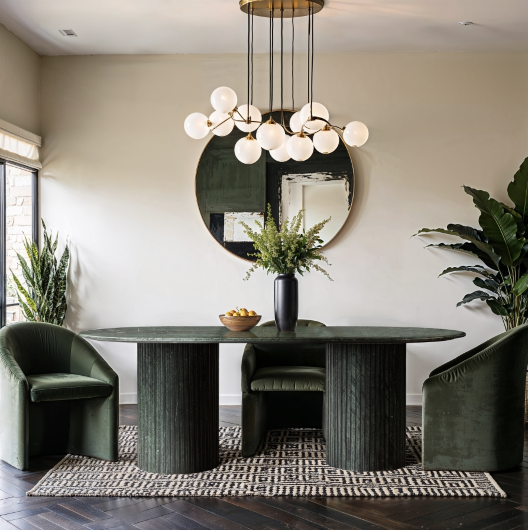 Messina Grand Marble Dining Table