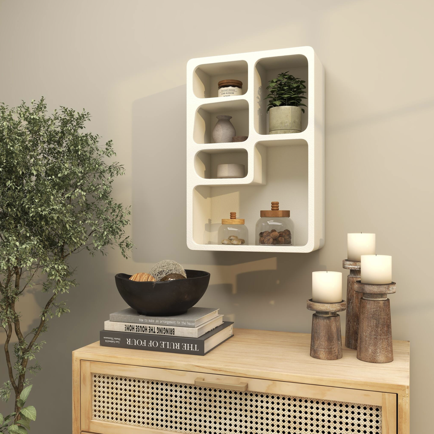 Rectangle Rough Finish Wall