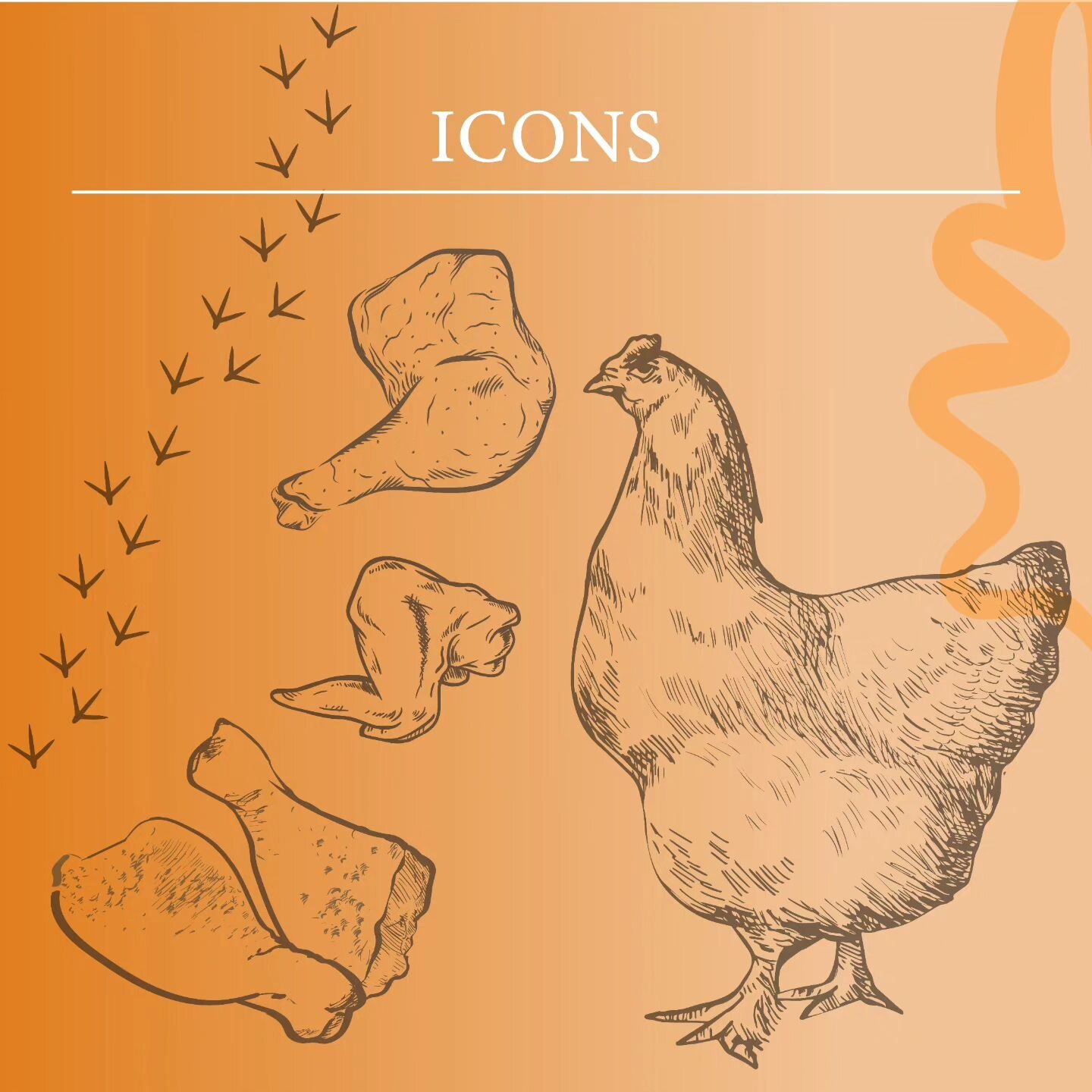 Icons speak louder than words! 🌟 We've gathered a suite of icons that are the visual shorthand of Poultry Specialties' brand identity. Seamlessly integrated across all platforms, they enhance brand recognition of @poultry_specialties and cohesivenes