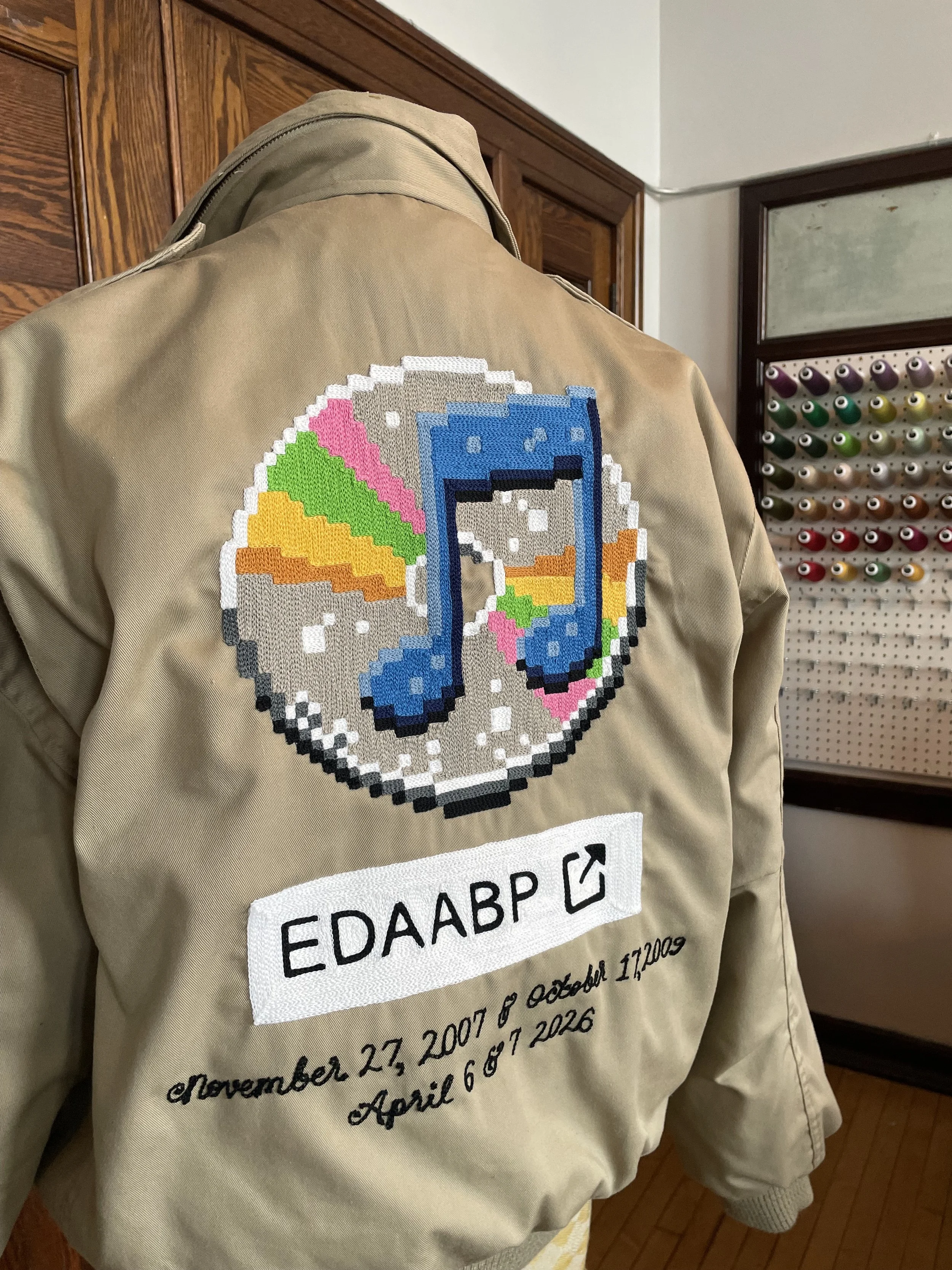 Hayley-Williams-Loop-306-Philadelphia-custom-chainstitch-embroidery-jacket-back