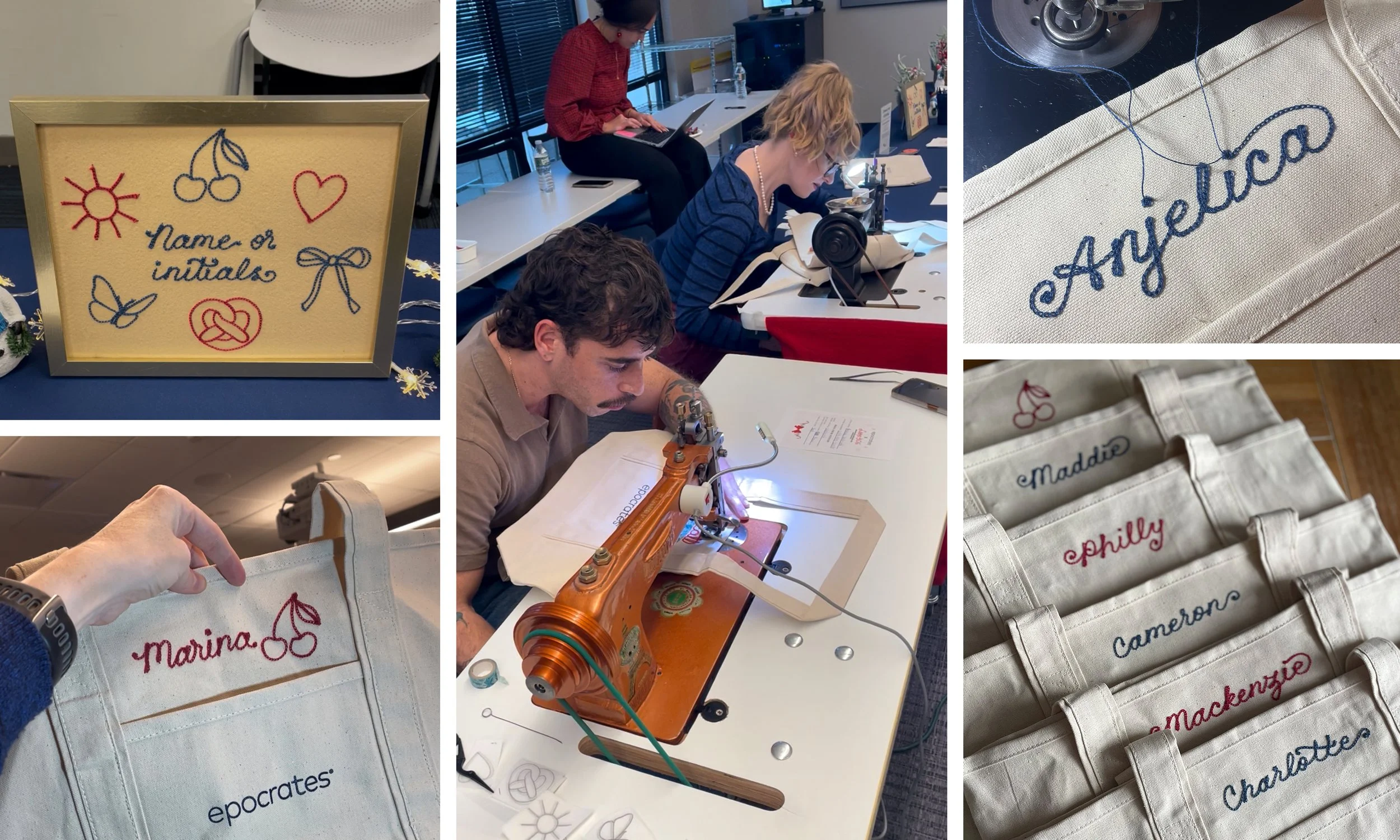 Loop-306-chainstitch-embroidery-corporate-event-activation-with-Epocrates