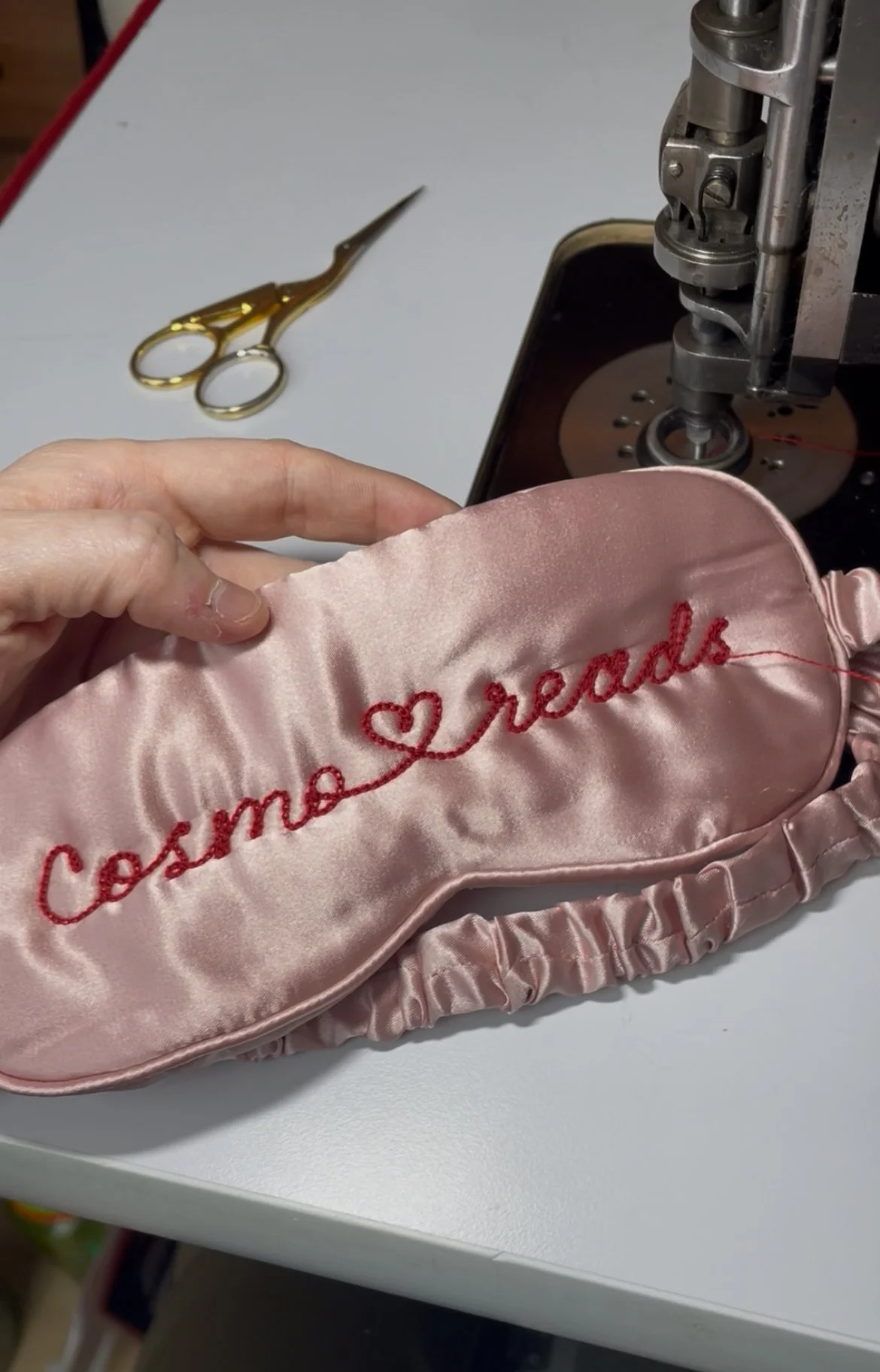 Cosmopolitan-magazine-Loop-306-chainstitch-embroidery-brand-trip-activation-sleep-mask