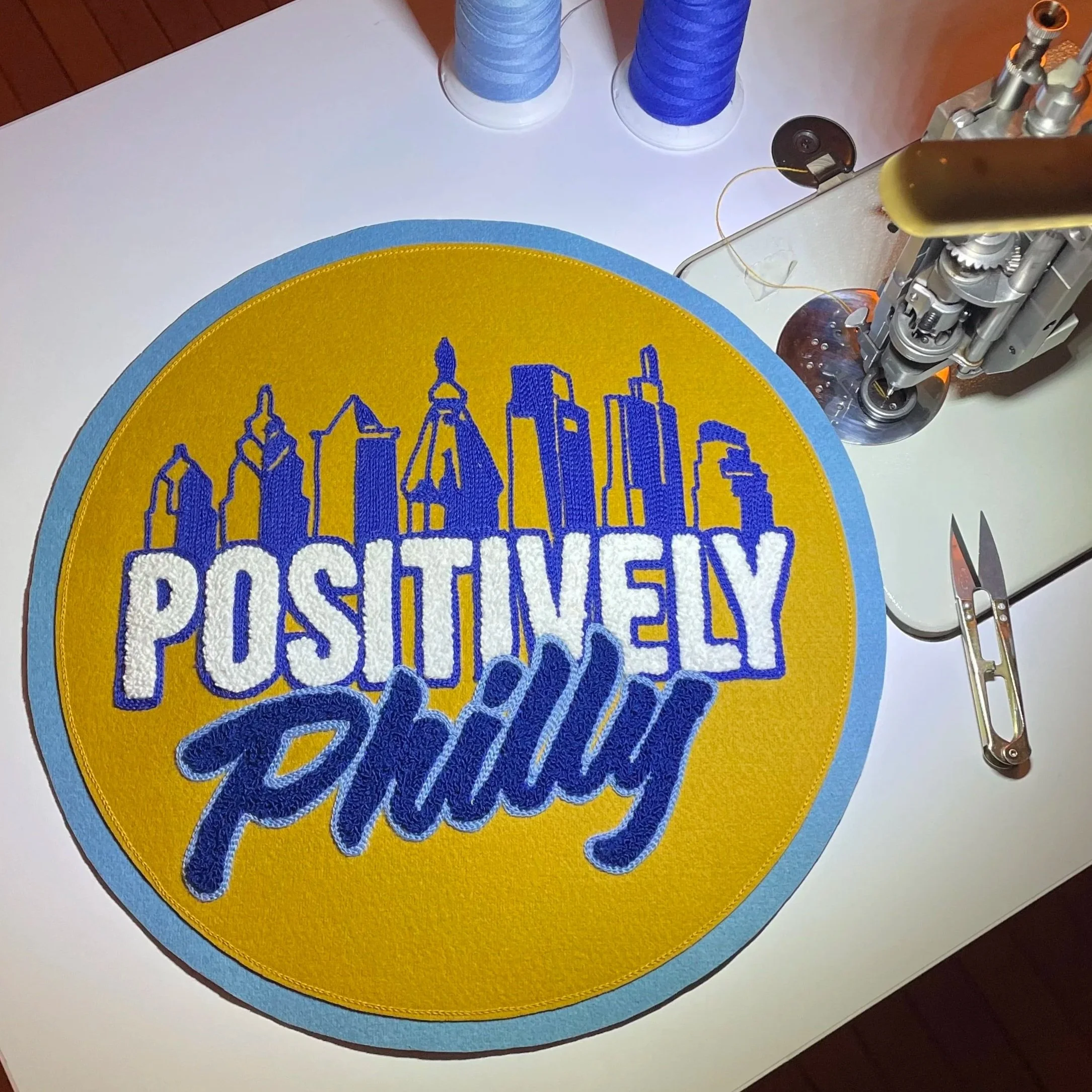 Positively-Philly-Loop-306-custom-chainstitch-and-chenille-patch