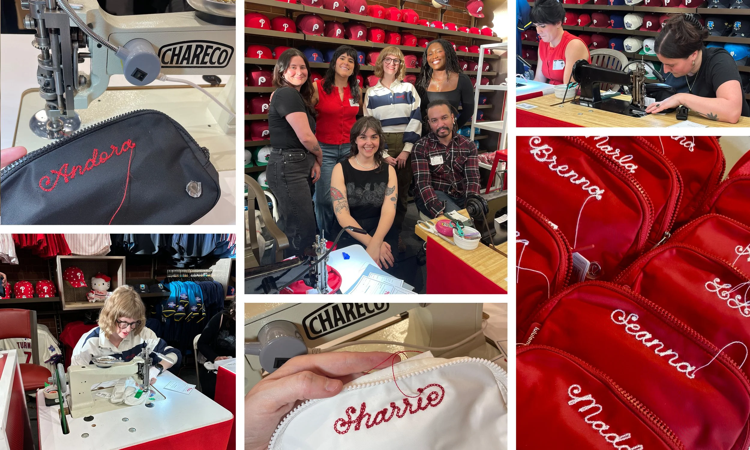 Loop-306-chainstitch-embroidery-activation-at-Philadelphia-Phillies-preview-event