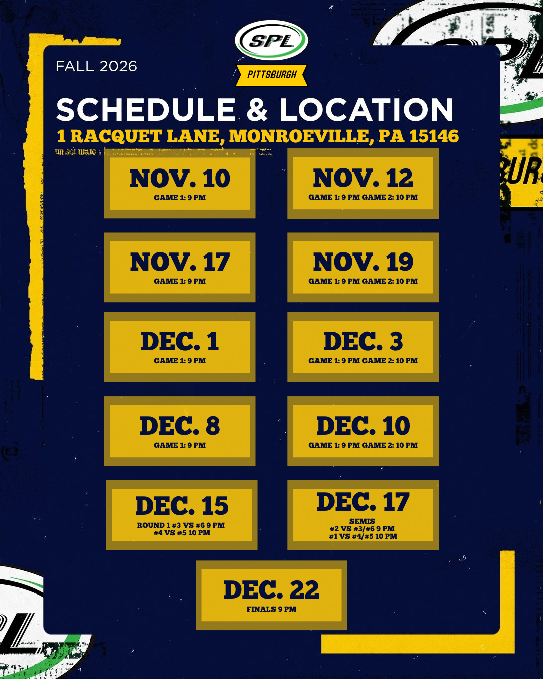 Complete Payment Below For Team Registration for SPL PGH