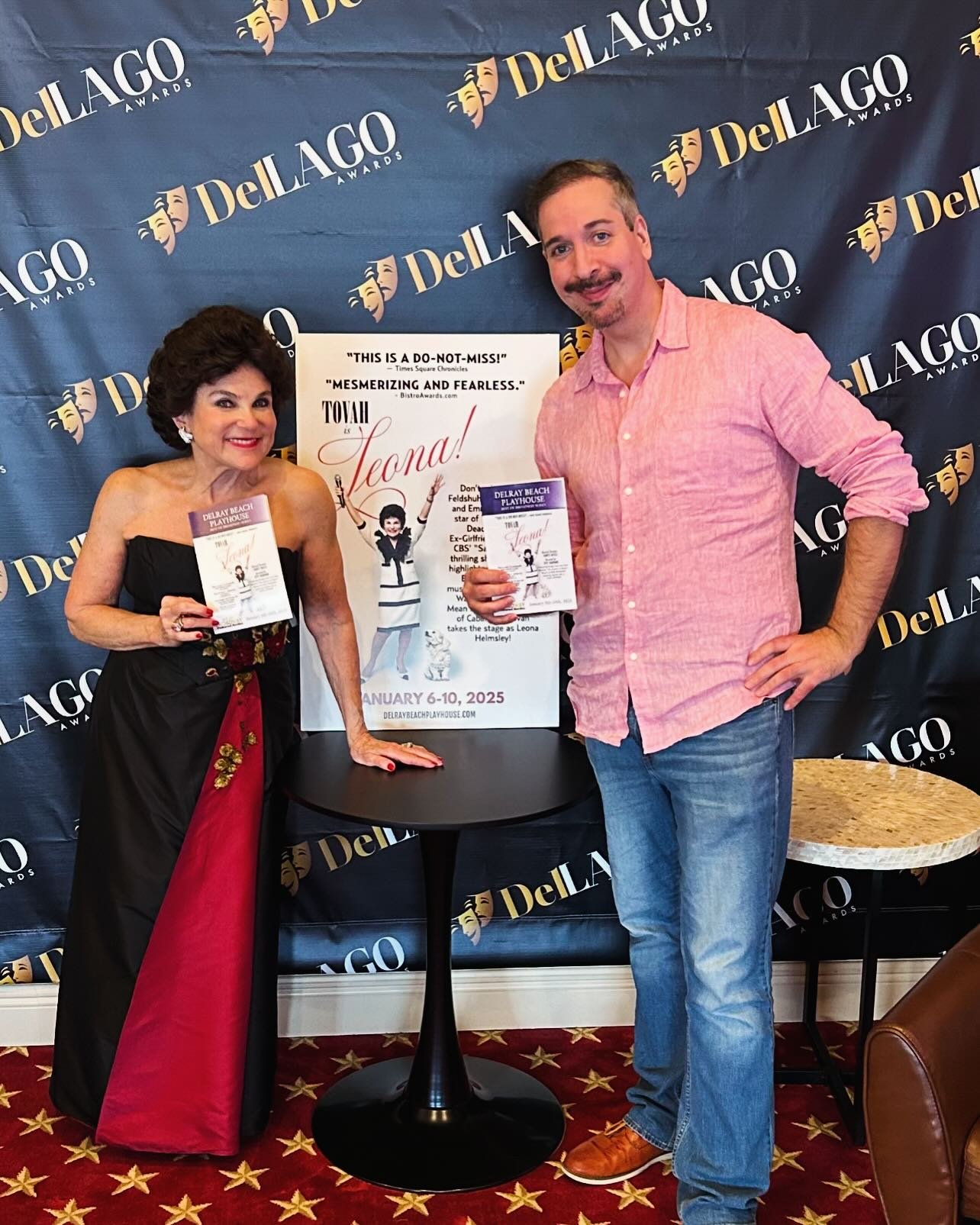 Had the honor of flying down to the @delraybeachplayhouse to see @tovahfeld do her magic on stage to a packed house as Leona Helmsley while singing my melodies. The masterful James Bassi on piano and fantastic direction by @jeff.harnar. And the staff