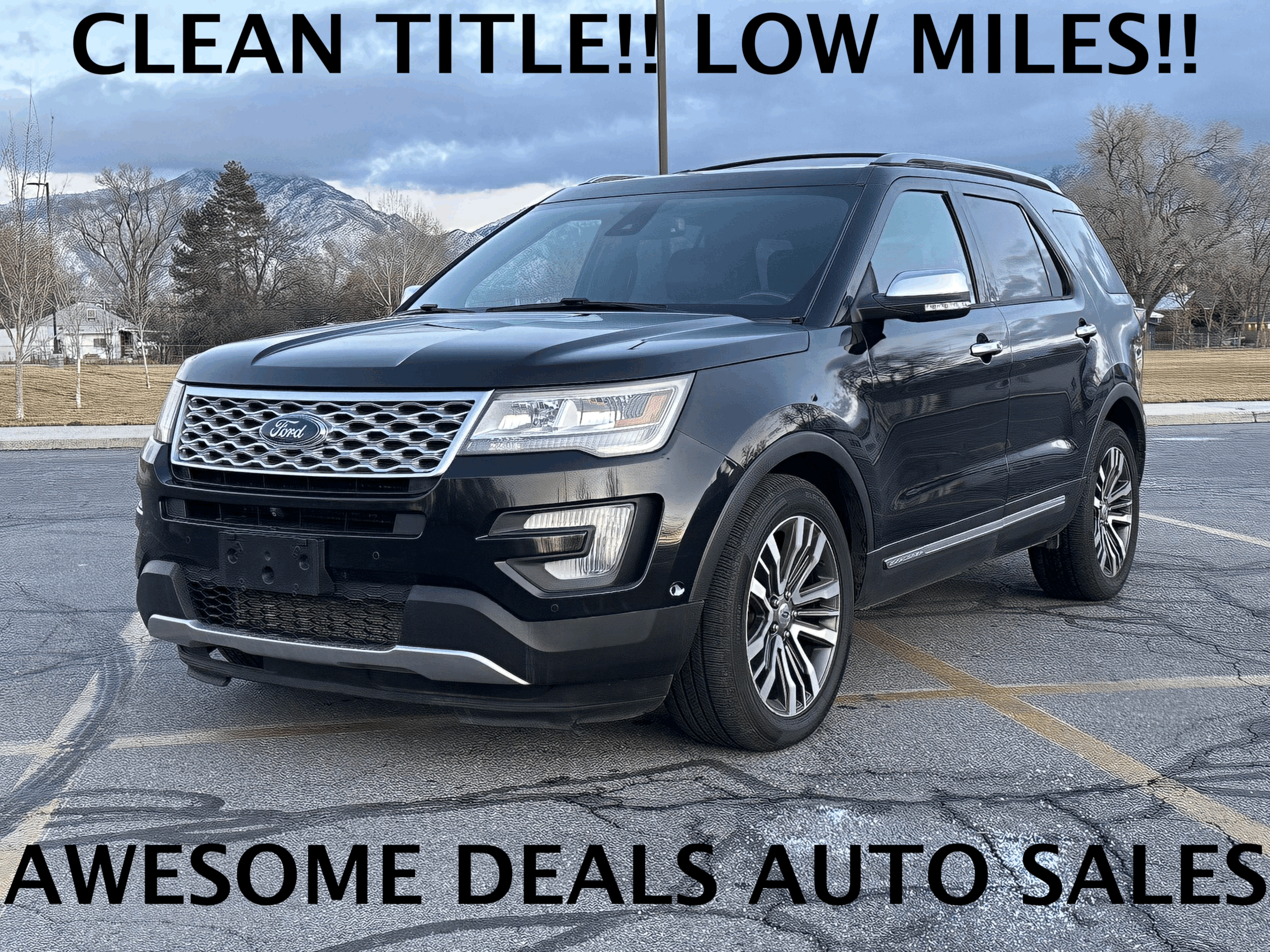 2017 FORD EXPLORER PLATINUM