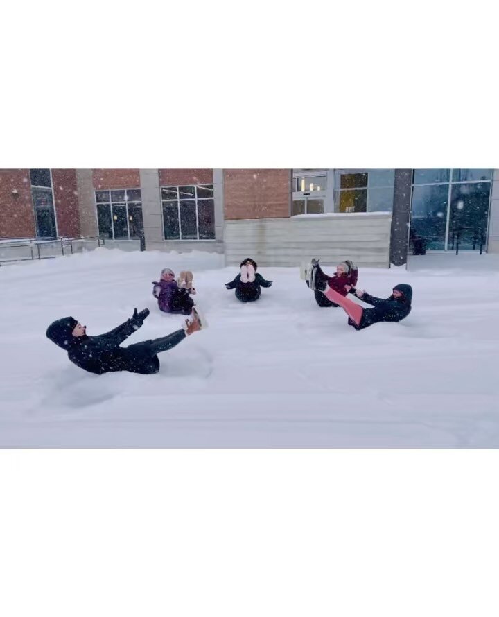 When it snows, make snow angels (and Teasers)! ❄️ Pilates Certification Course - weekend one! Bend treated us to a winter wonderland for our first course in our newest studio! Such an awesome group of women! #pilatesanywhere #pilatescertification #te