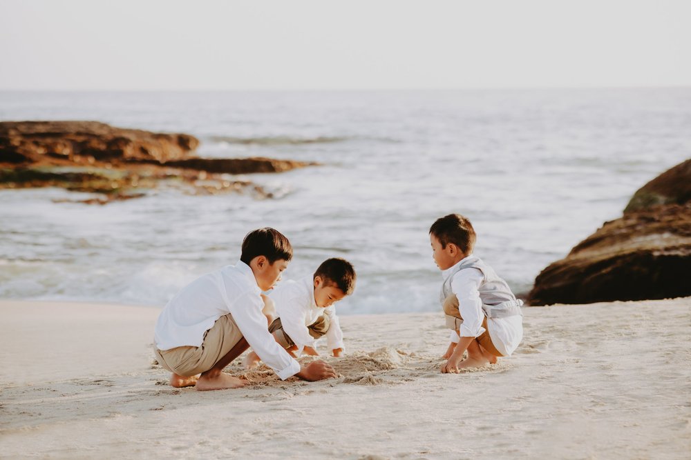  beach family photo session 