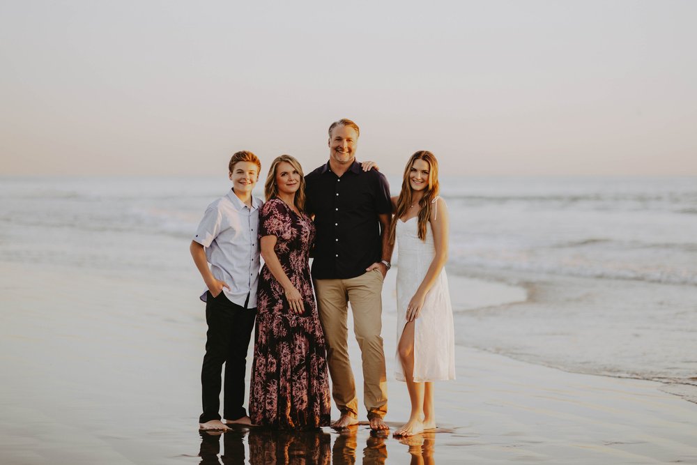  socal beach family photos 