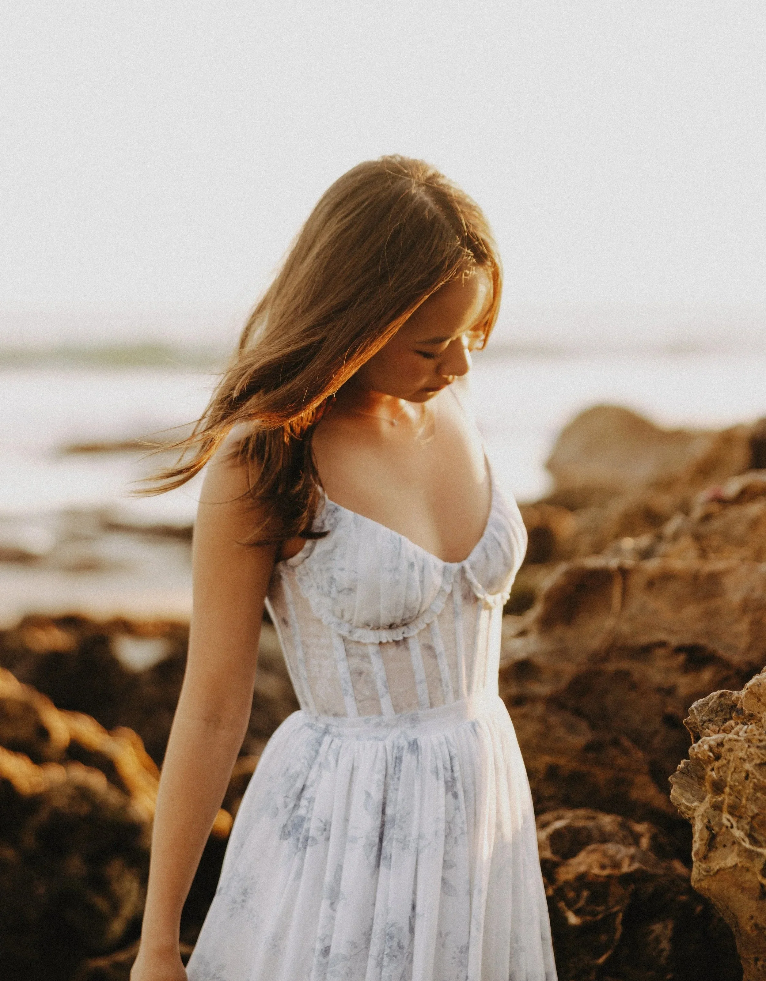  beach senior pictures in socal 