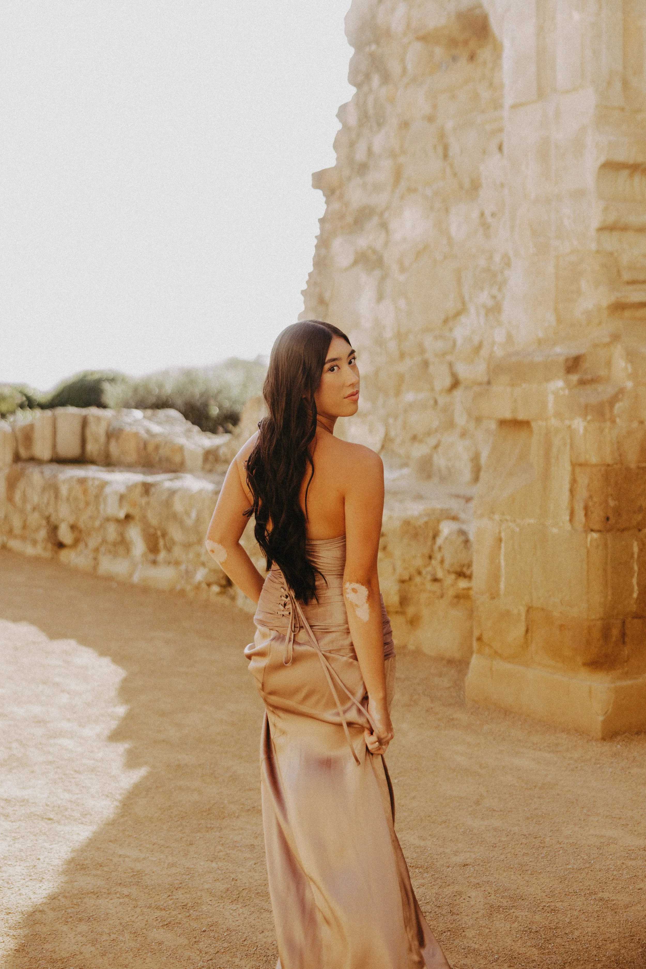  over the shoulder Yorba Linda High School Senior Photos  