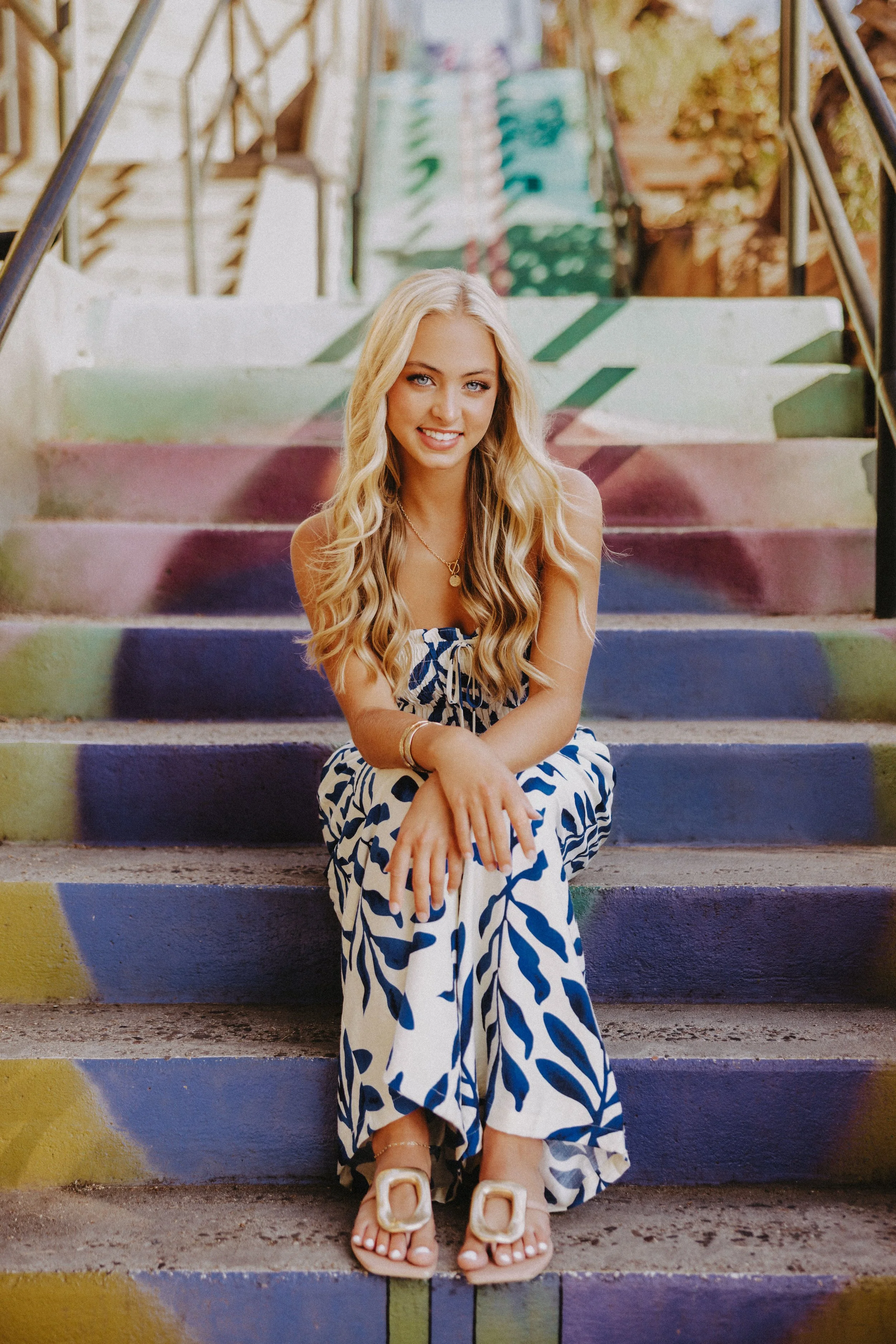 downtown senior photos in laguna