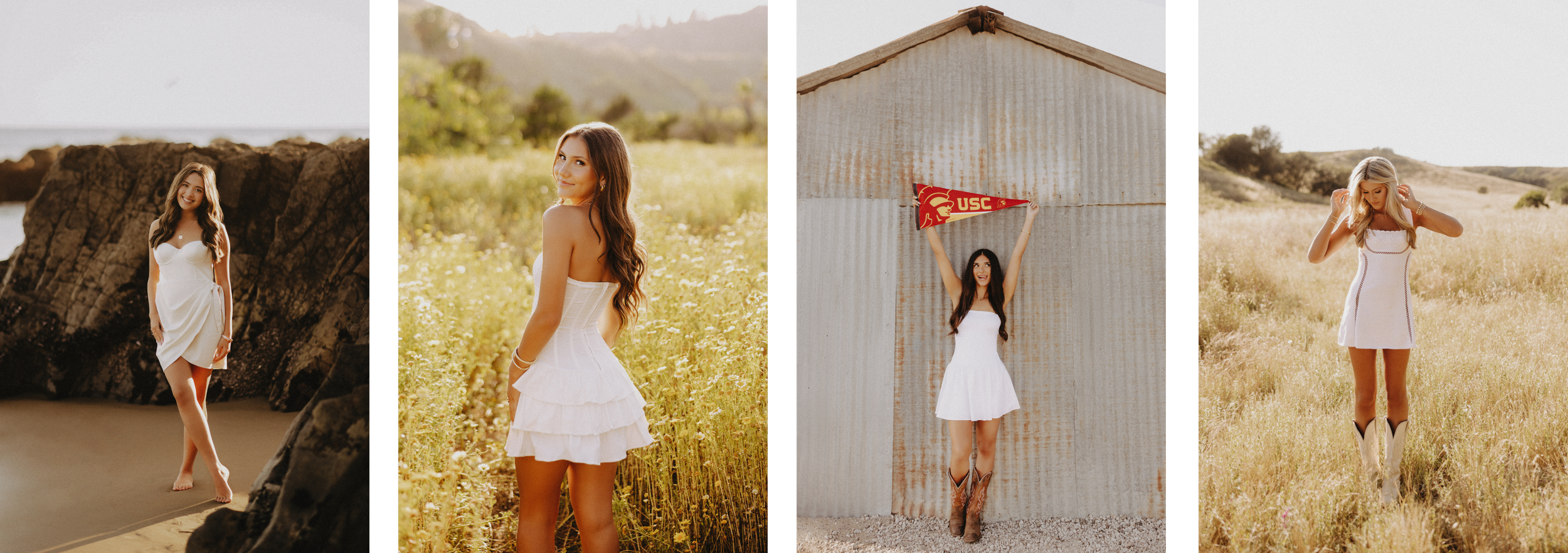 little white dress senior photo outfit