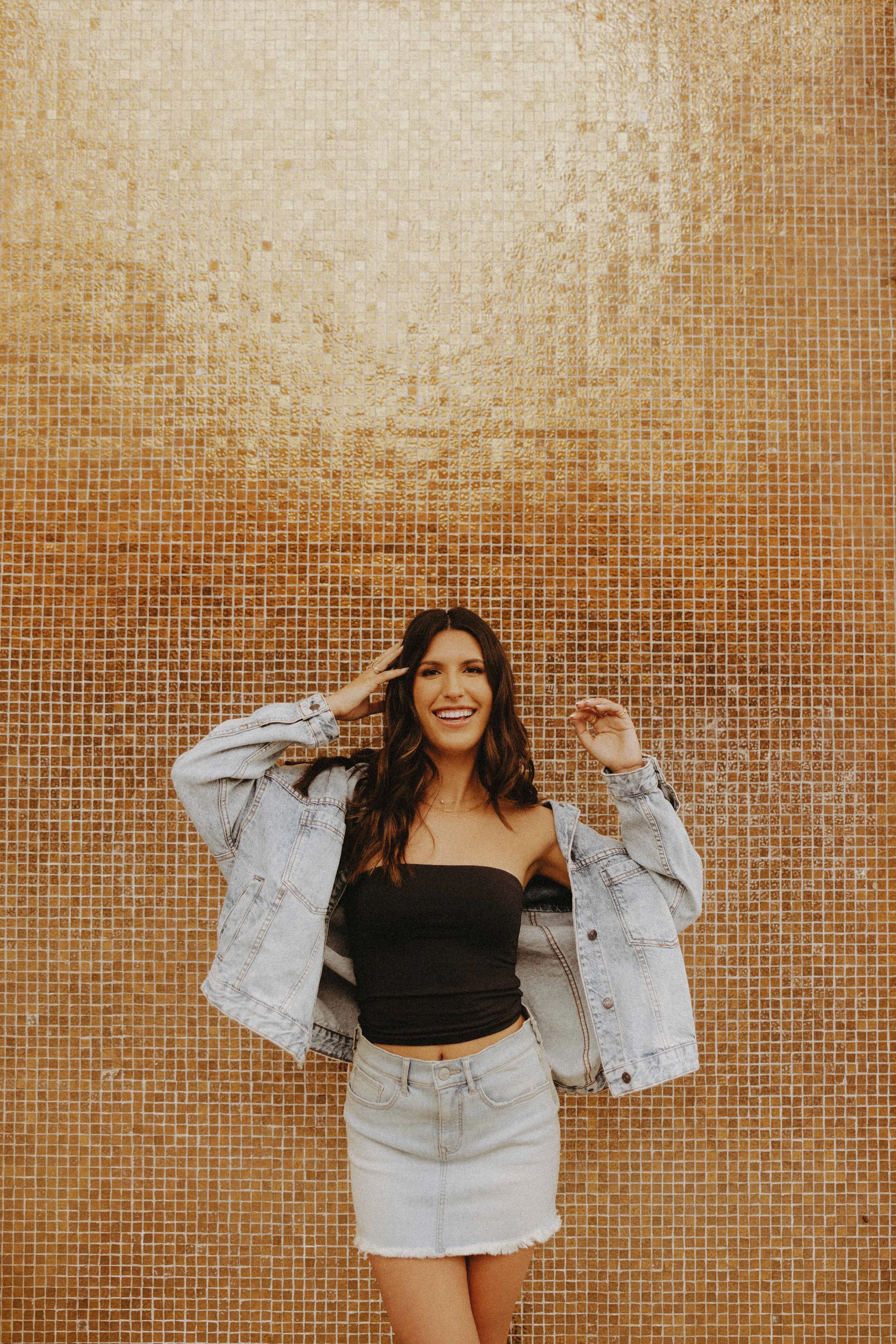  black senior photo outfits  