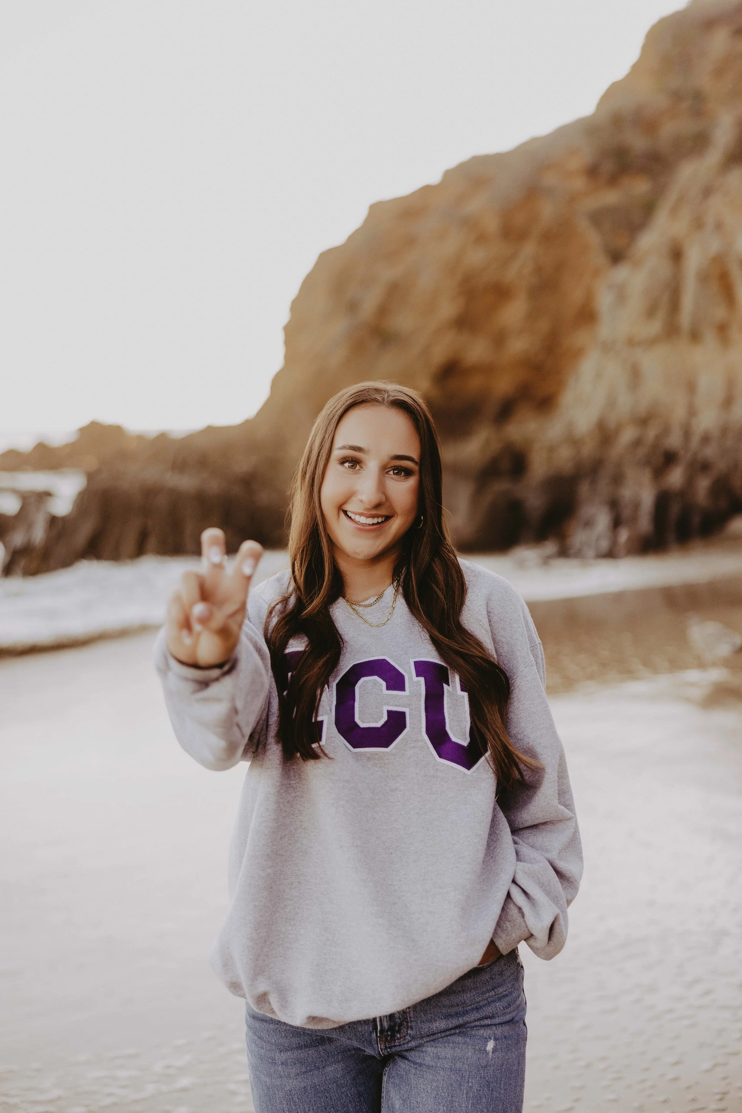 tcu senior pictures college sweatshirt 