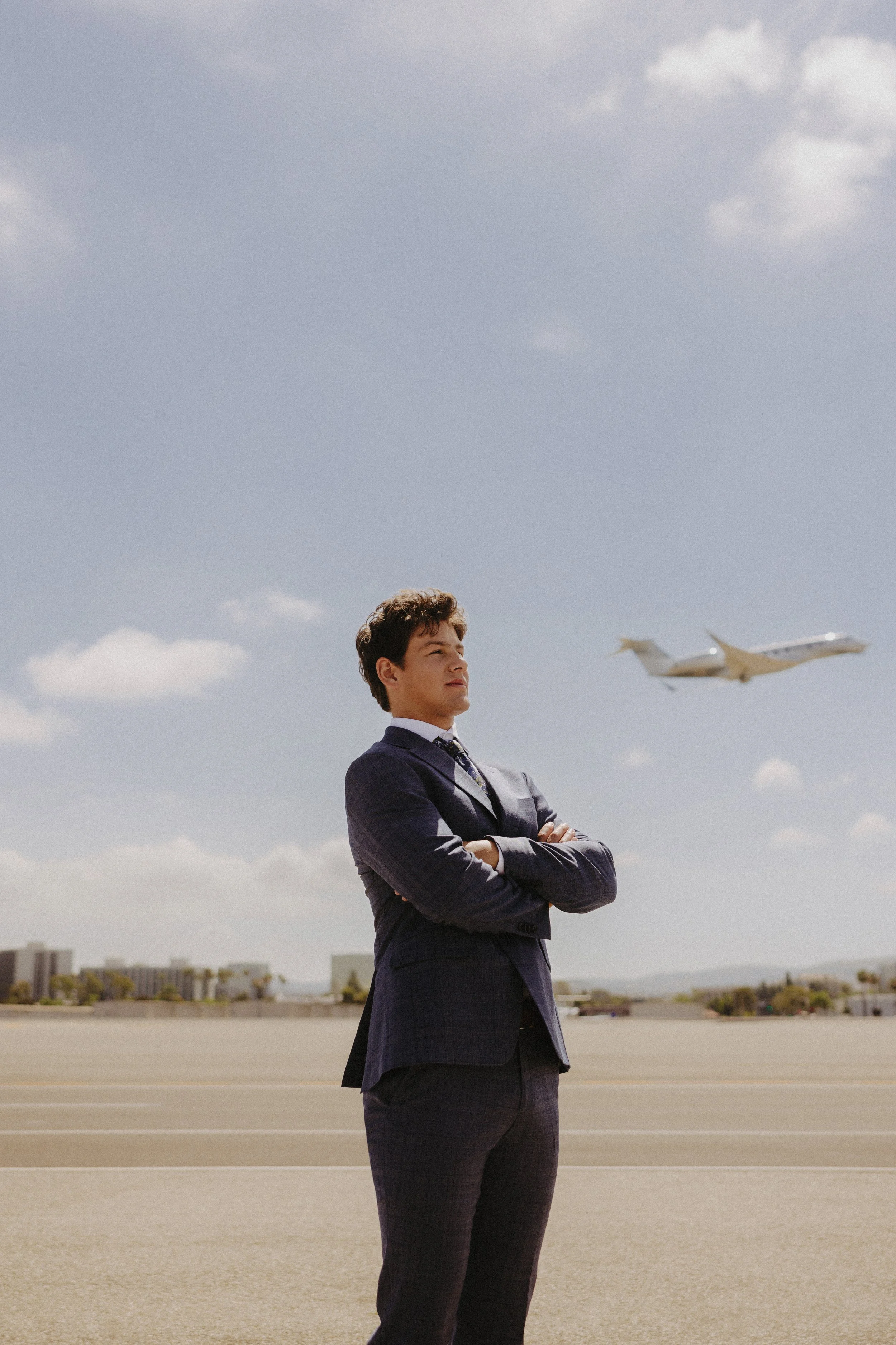  Aviation Senior Pictures at john wayne airport 