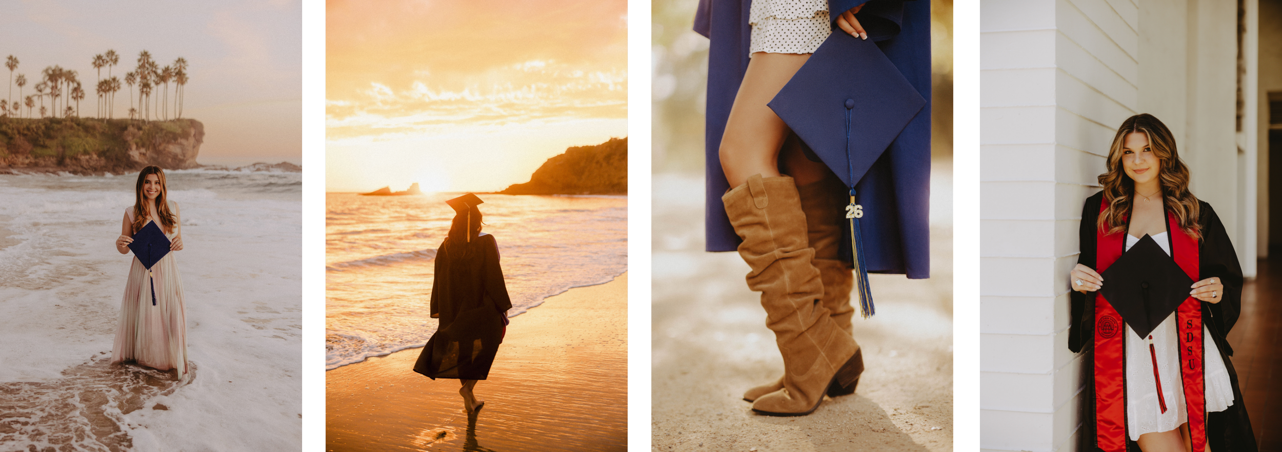 what to wear for cap and gown senior pictures