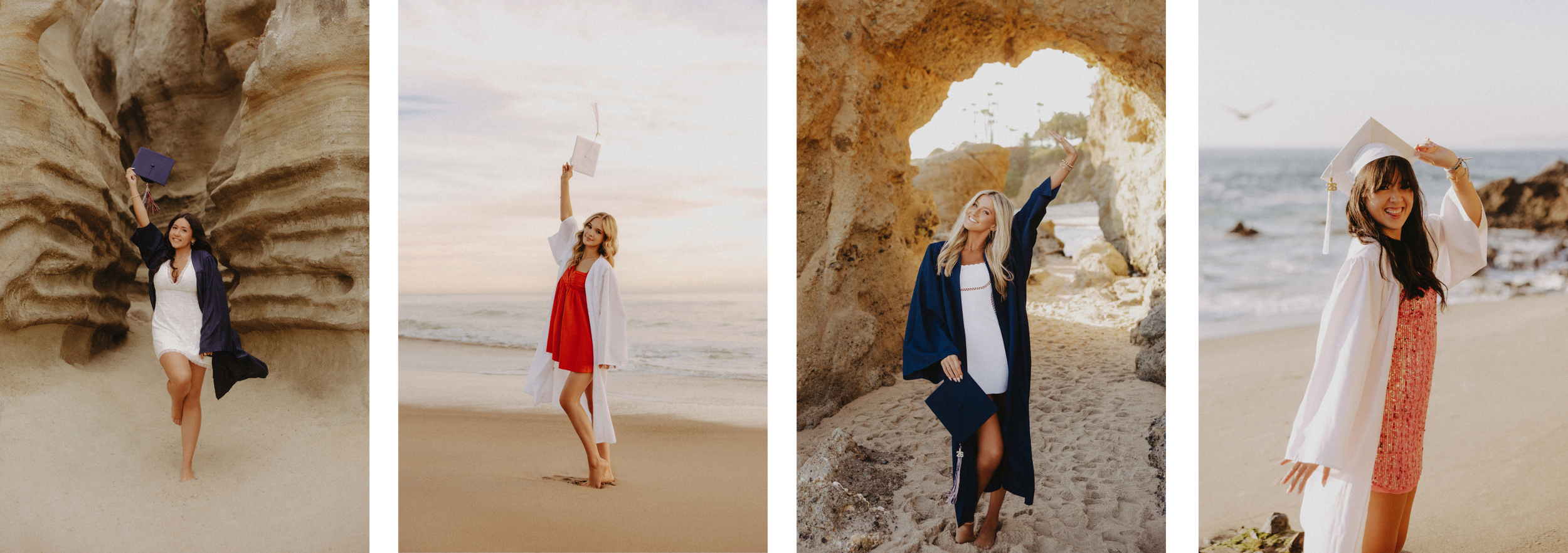 dresses for cap and gown senior photos