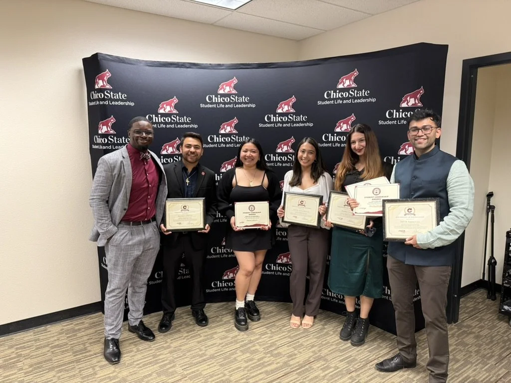 Induction into the Inaugural Chico State Student Hall of Fame.
