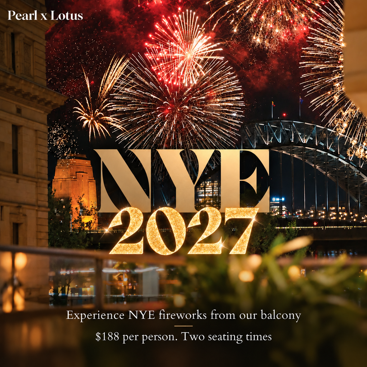 New Year’s Eve at Pearl Dining