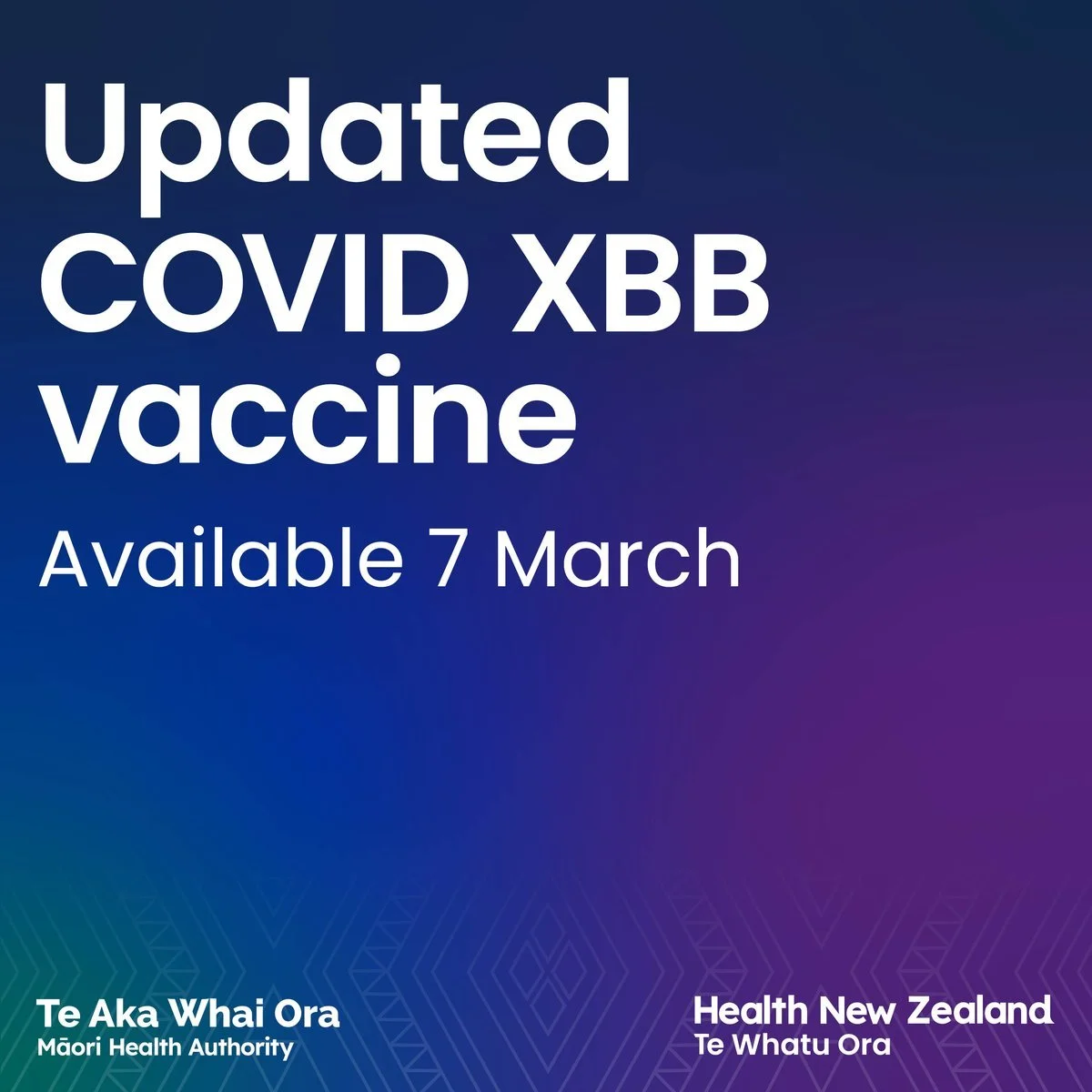 COVID XBB Vaccine Available Now.