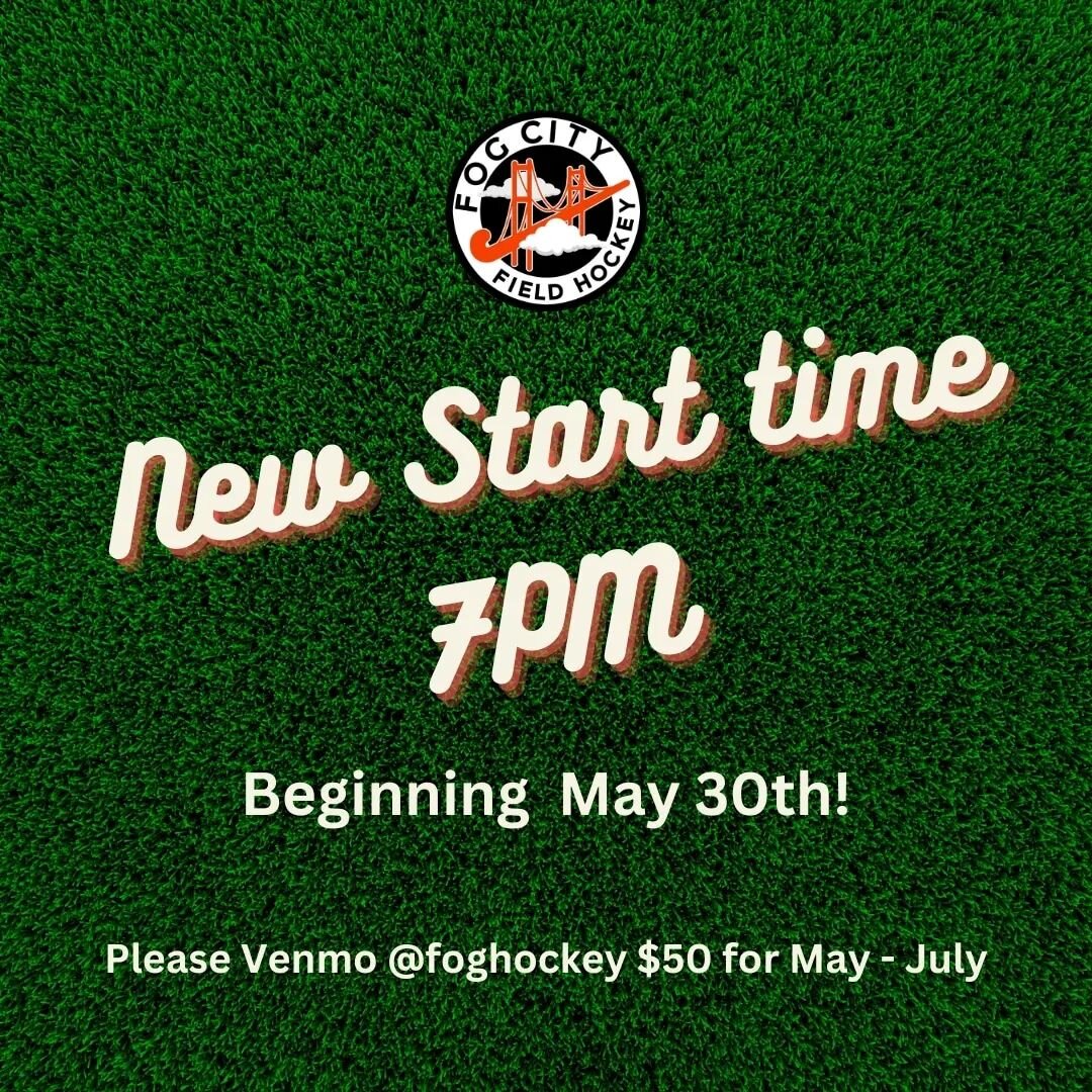 Fog Tuesday moves to a new time slot of 7pm-8pm STARTING 5/30!

Please remember if you haven't paid your dues for May - July to do so ASAP!

Venmo $50 'foghockey' - BARGAIN! 😉