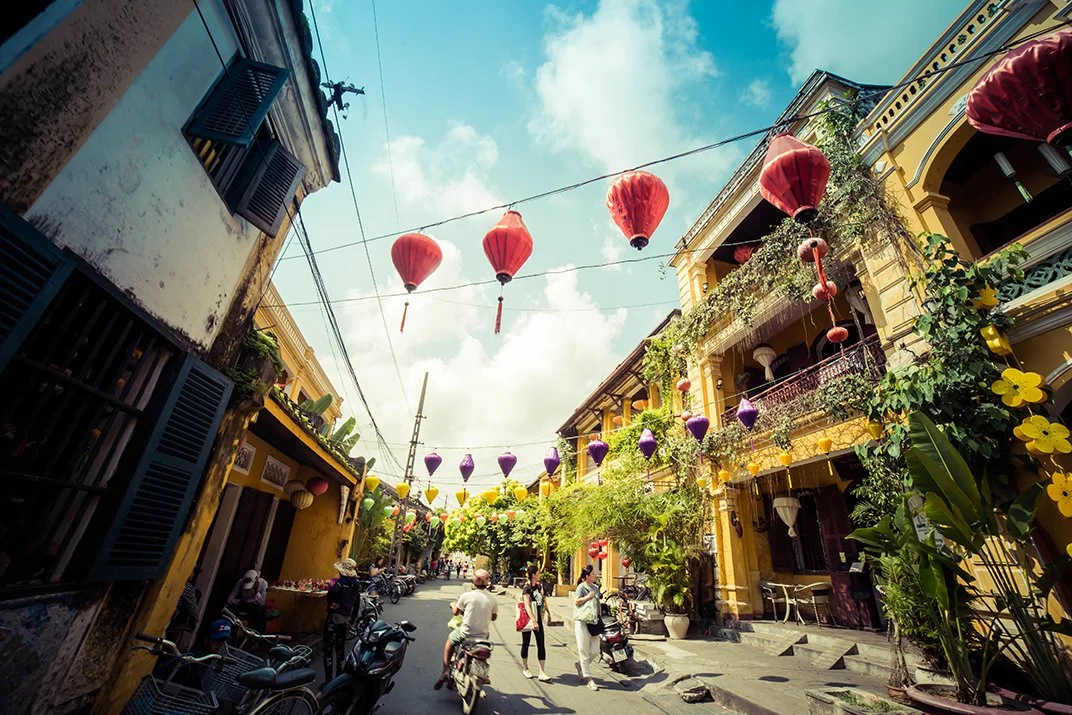 The streets of Hoi An, Vietnam