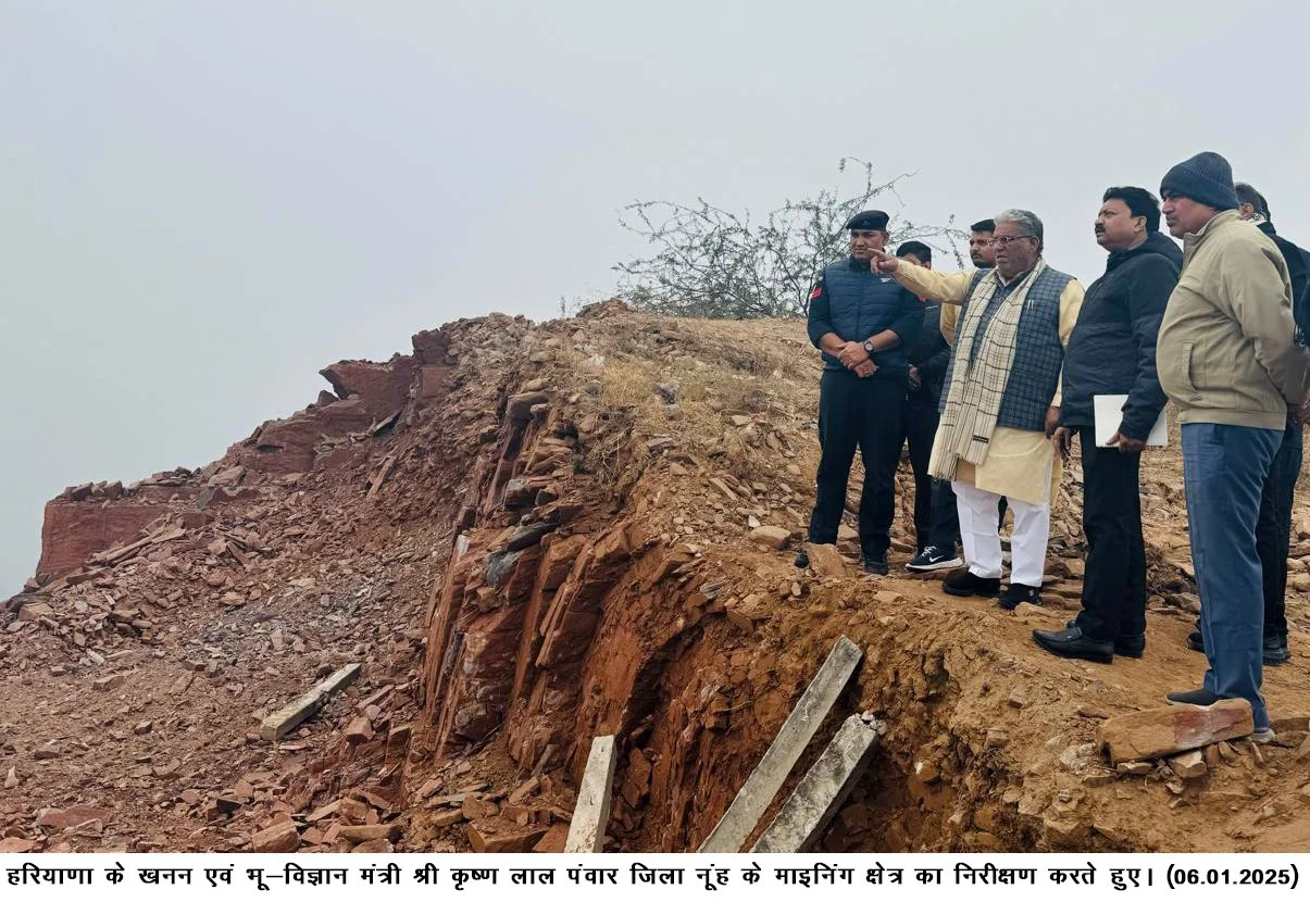राजस्थान के क्षेत्र को हरियाणा का क्षेत्र बताकर अवैध माईनिंग की निराधार बयानबाजी कर रहे रणदीप सुरजेवालाः खनन एवं भू-विज्ञान मंत्री कृष्ण लाल पंवार