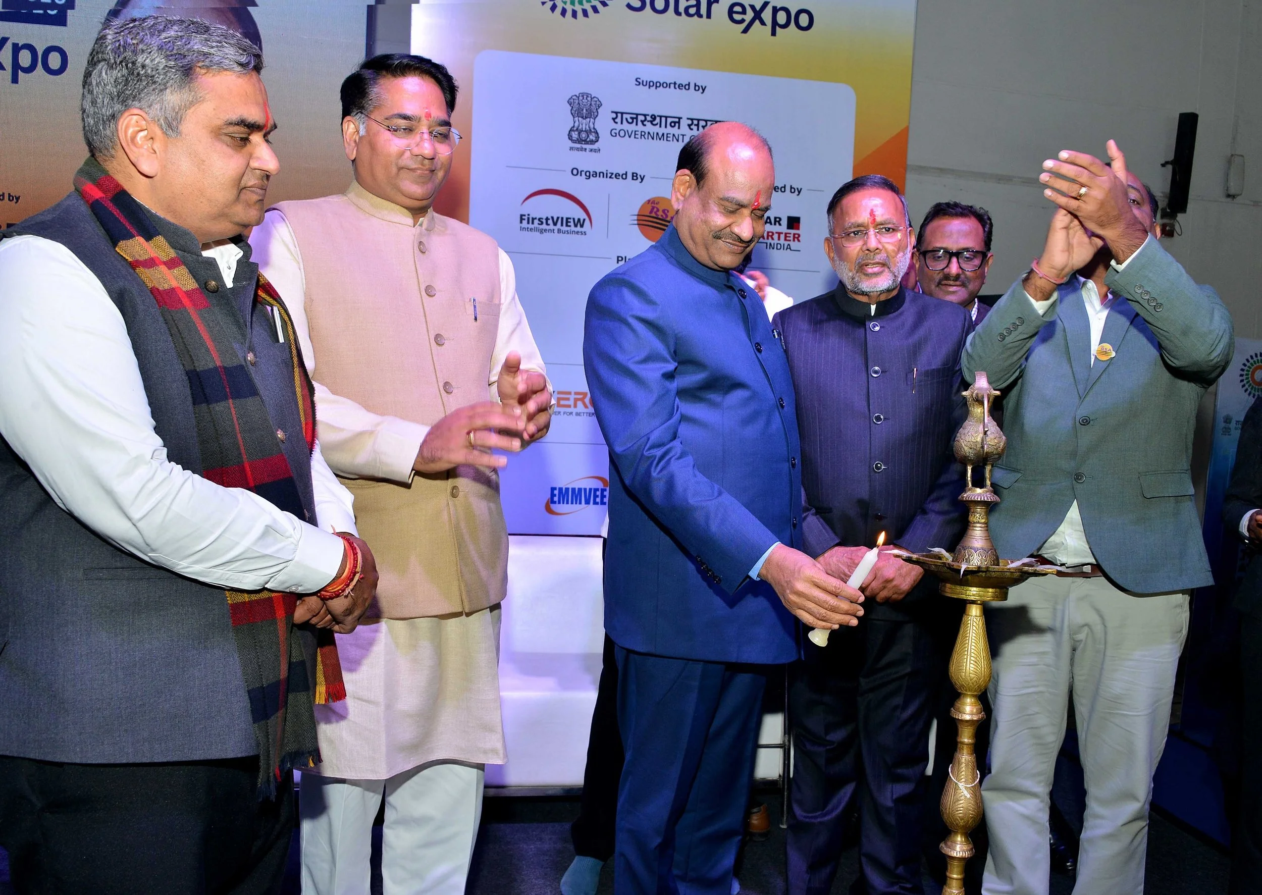 राजस्थान: जेईसीसी में तीन दिवसीय सोलर एक्सपो का शुभारंभ, देश के एनर्जी ट्रांजिशन में राजस्थान दे रहा सर्वाधिक योगदान -लोकसभा अध्यक्ष ओम बिरला