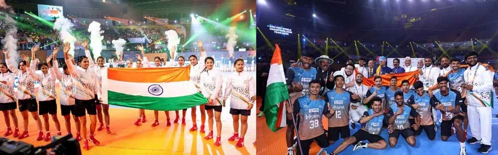 प्रधानमंत्री ने खो-खो विश्व कप जीतने पर भारतीय महिला व पुरूष टीम को बधाई दी