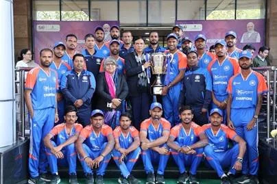 केंद्रीय मंत्री डॉ. मनसुख मांडविया ने भारतीय दिव्यांग क्रिकेट टीम को बधाई दी; दिव्यांग एथलीटों को सरकार के पूर्ण सहयोग का भरोसा दिया