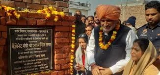 कृषि मंत्री श्याम सिंह राणा ने रादौर में किया&nbsp;87&nbsp;लाख&nbsp;72&nbsp;हजार के विकास कार्यों का शिलान्यास