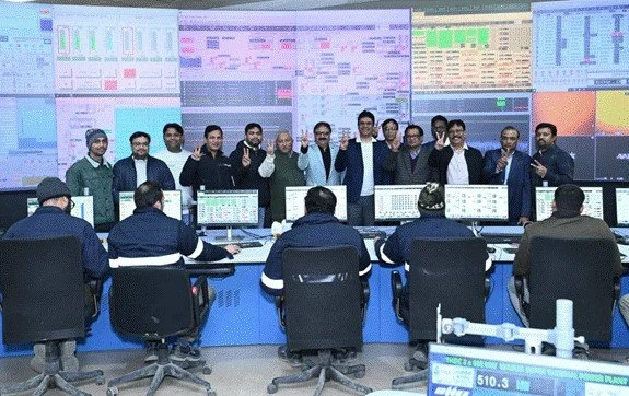1320 मेगावाट के खुर्जा सुपर ताप विद्युत संयंत्र की पहली इकाई के संचालन की ऐतिहासिक उपलब्धि 