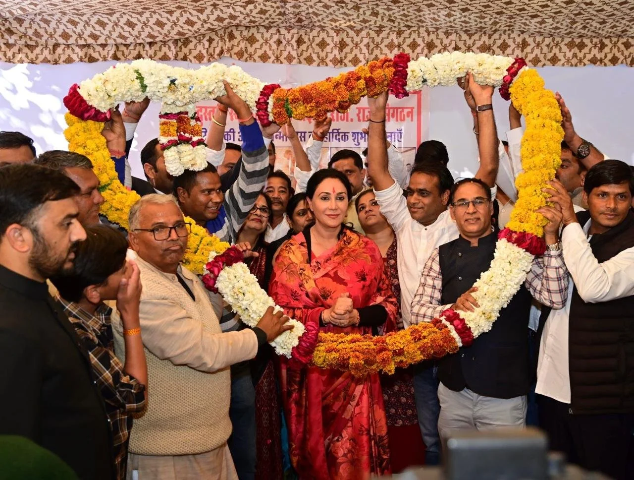 राजस्थान उपमुख्यमंत्री दिया कुमारी का जन्मदिन धूमधाम से मनाया गया